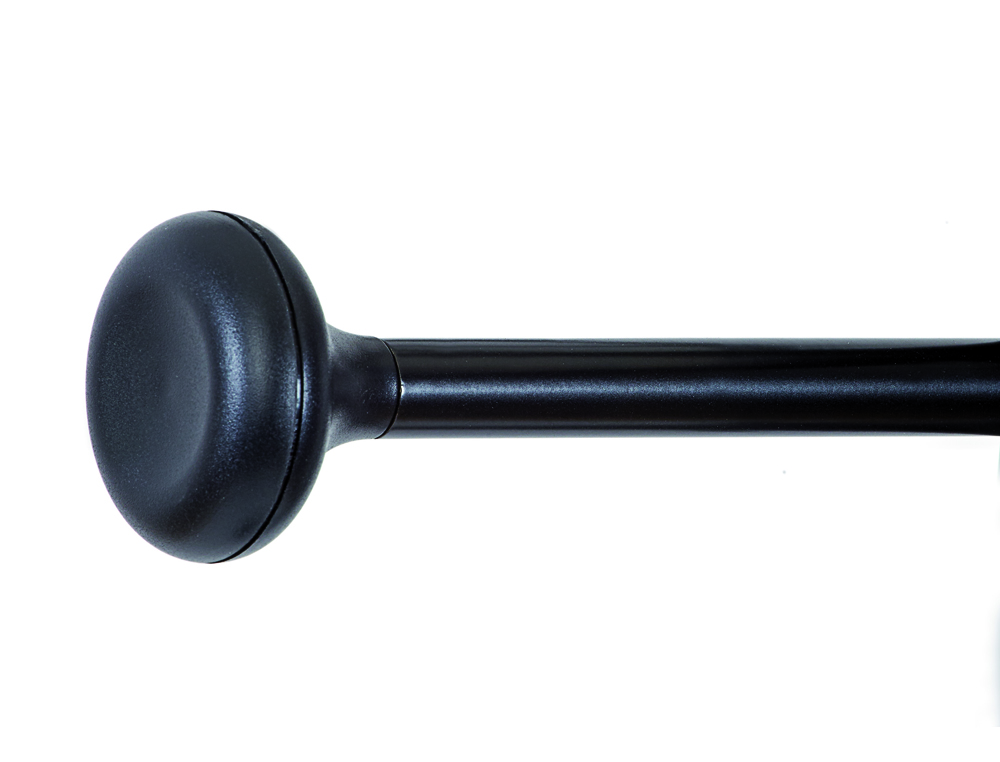 PERCHERO METALICO MAUL GRANDO 8 COLGADORES Y PARAGUERO COLOR NEGRO 375X1750X365 MM