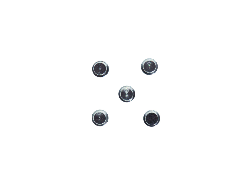 IMAN MAUL CONICO DE NEODIMIO 1,2 CM DIAMETRO PESO MAX. 3,5 KG COLOR PLATA PACK DE 5 UNIDADES