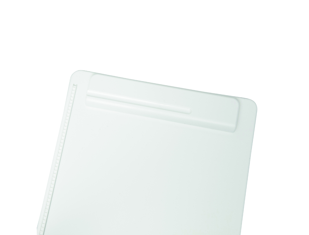 PORTANOTAS MAUL GO DIN A4 PLASTICO RECICLADO CON PINZA COLOR BLANCO