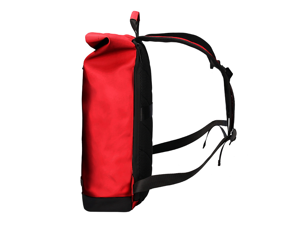 MOCHILA ANTARTIK ROLL PACK WATERPROOF ENROLLABLE GRAN CAPACIDAD GRANATE 480X130X280 MM