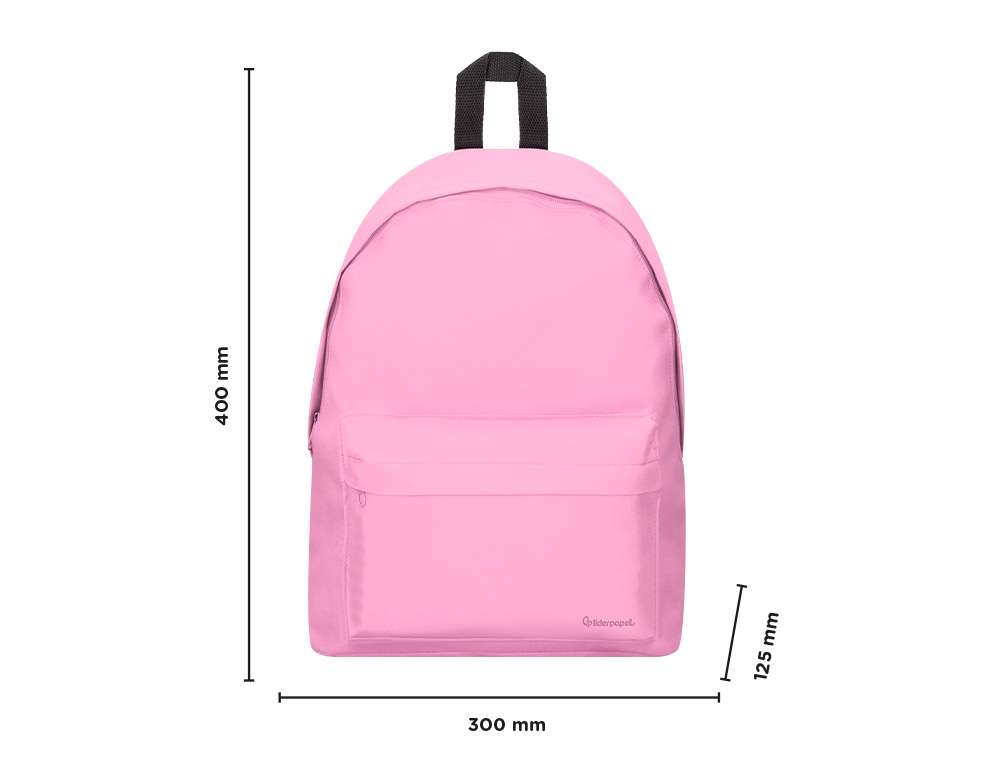 MOCHILA LIDERPAPEL START 1 COMPARTIMENTO ROSA 10 L 400X125X300 MM
