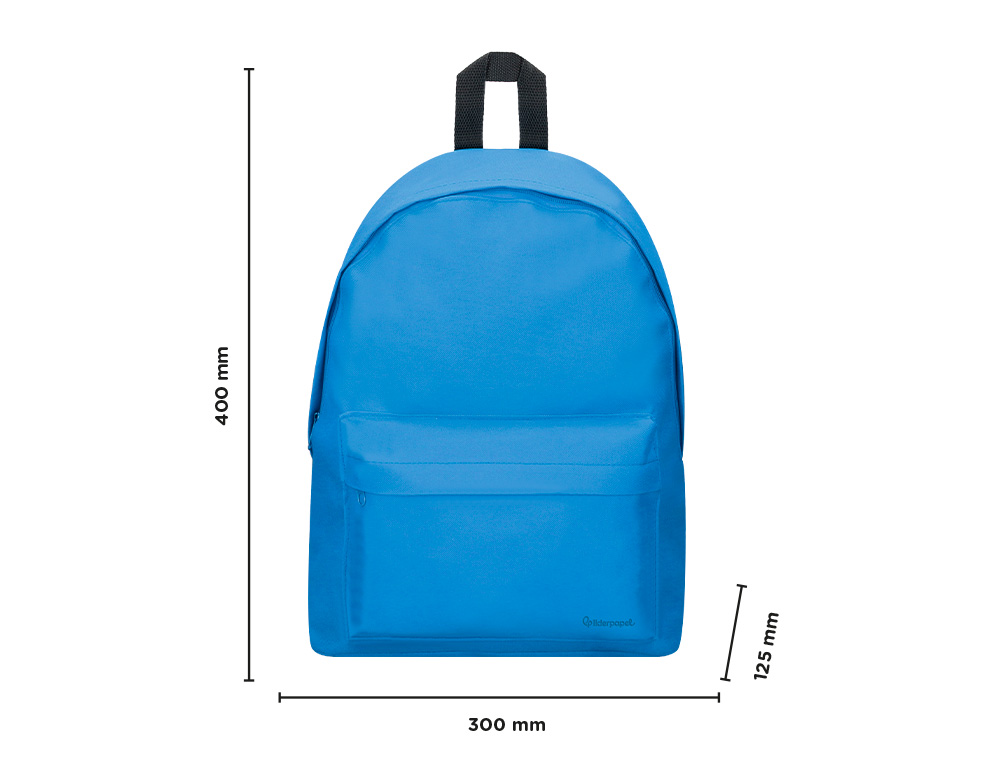 MOCHILA LIDERPAPEL START 1 COMPARTIMENTO TURQUESA 10 L 400X125X300 MM