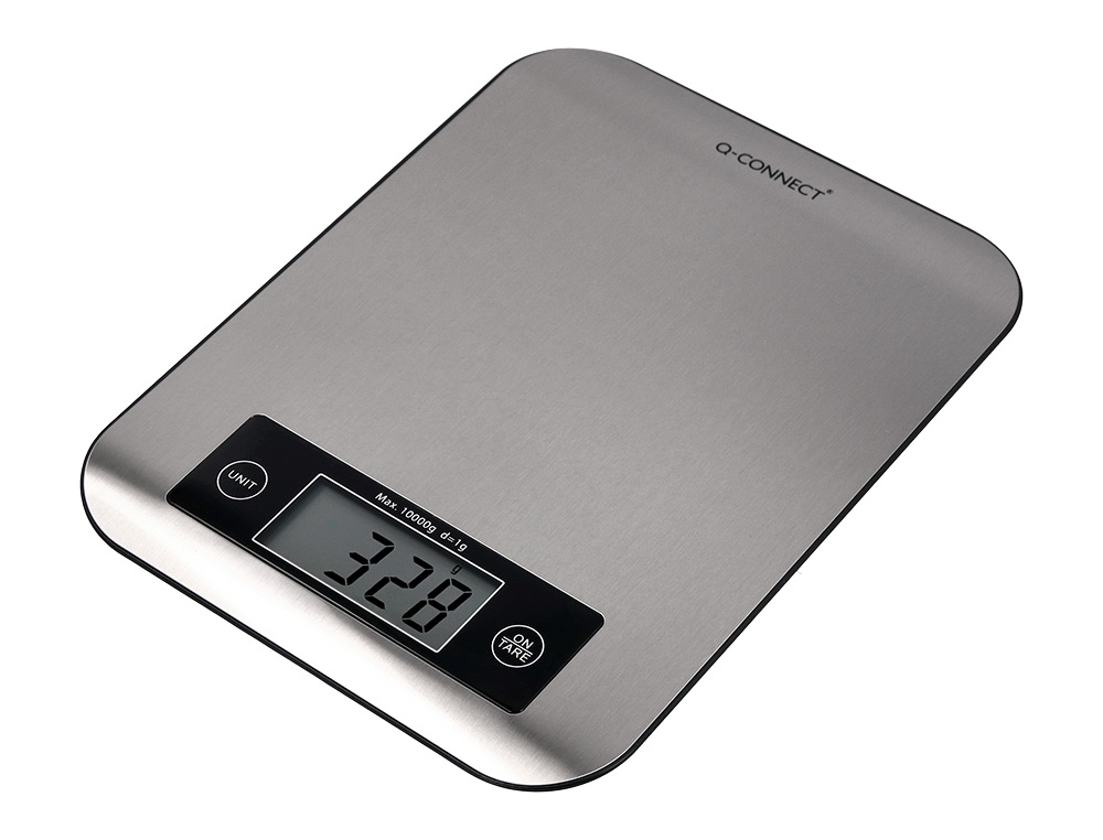 BASCULA PRECISION Q-CONNECT DIGITAL CON PANTALLA LCD PRECISION 1 GR CAPACIDAD DE 5 GR A 10 KG 215X165X16MM