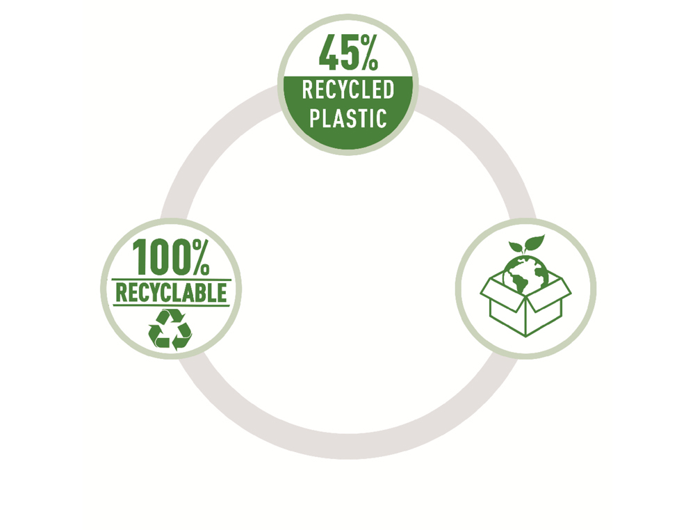 TALADRADOR PETRUS 85 RECYCLE NEGRO CAPACIDAD 25 HOJAS