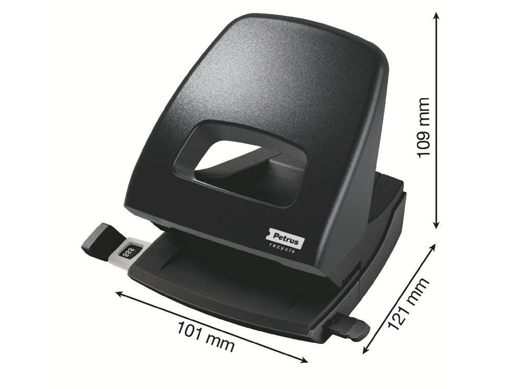 TALADRADOR PETRUS 85 RECYCLE NEGRO CAPACIDAD 25 HOJAS