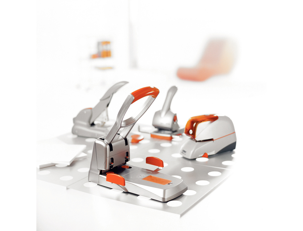 GRAPADORA RAPID 5080E ELECTRICA BLANCO/NEGRO CAPACIDAD 80 HOJAS USA GRAPAS CASETE 5080