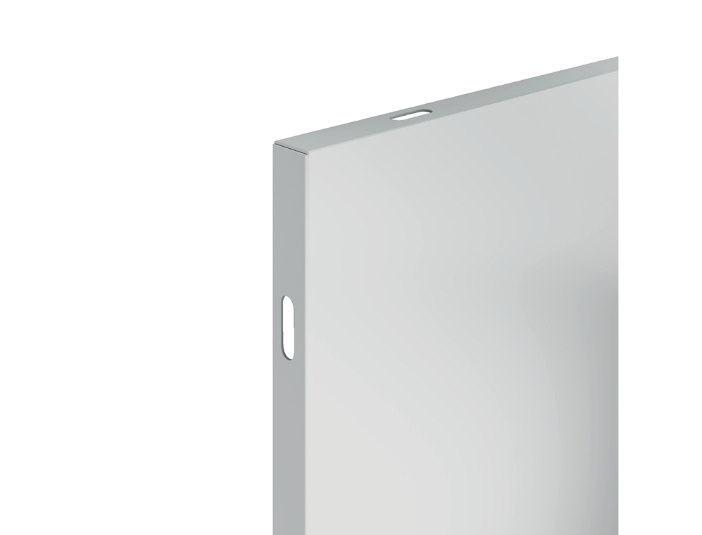 PIZARRA BLANCA NOBO INFINITY SIN MARCO ACERO LACADO MAGNETICO 900X600 MM