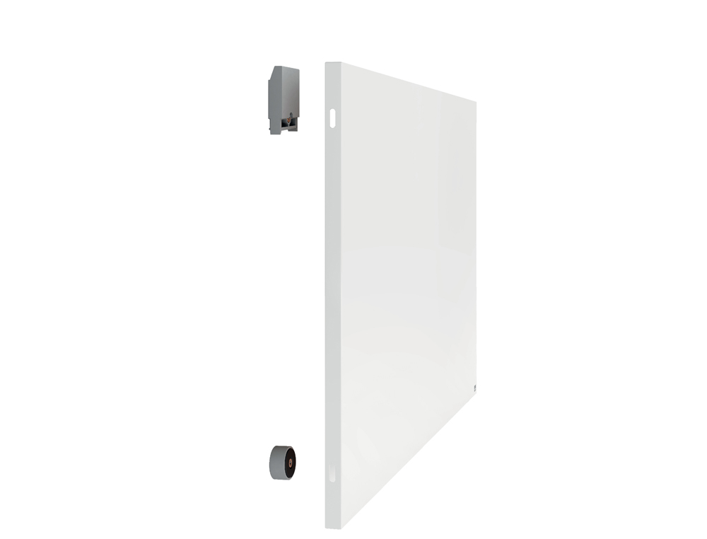 PIZARRA BLANCA NOBO INFINITY SIN MARCO ACERO LACADO MAGNETICO 900X600 MM
