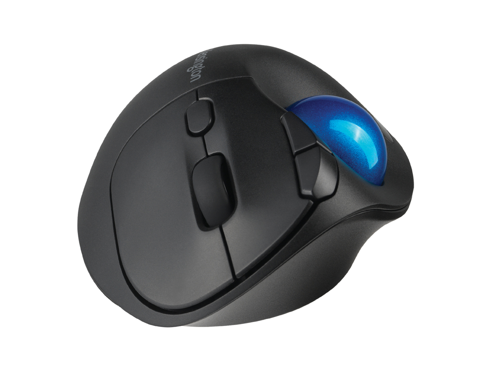 RATON KENSINGTON OPTICO TRACKBALL TB450 PRO FIT ERGO 1600 DPI INALAMBRICO COLOR NEGRO/AZUL