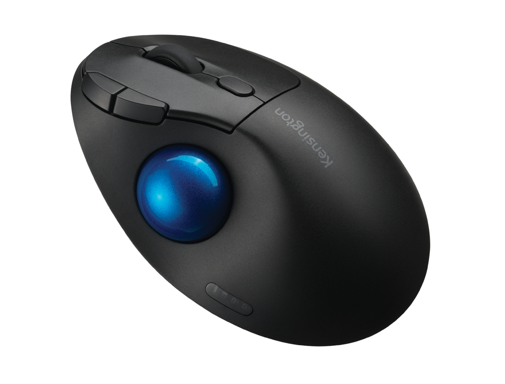 RATON KENSINGTON OPTICO TRACKBALL TB450 PRO FIT ERGO 1600 DPI INALAMBRICO COLOR NEGRO/AZUL