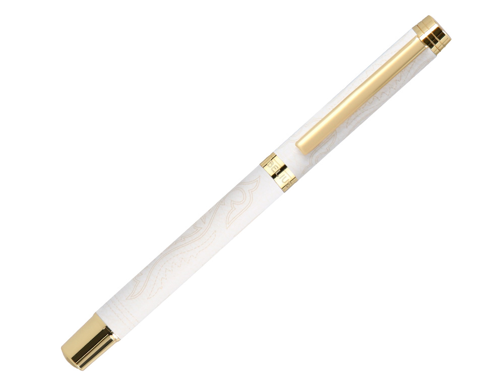 ROLLER BELIUS WILD WEST ALUMINIO COLOR CREMA DORADO TINTA COLOR NEGRO CAJA DE DISEO