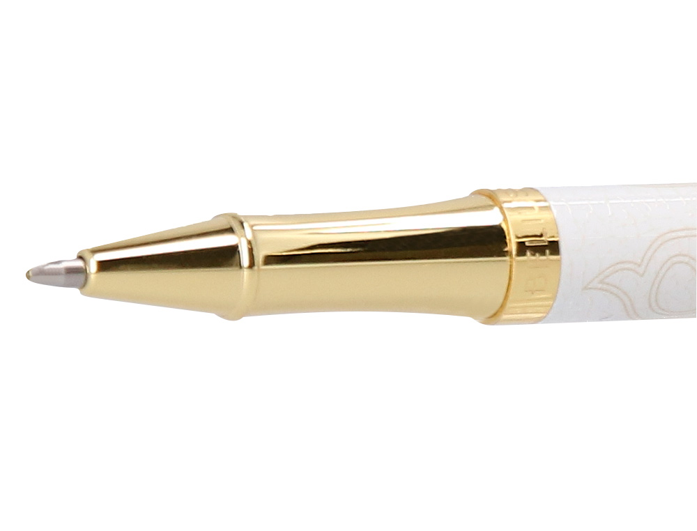 ROLLER BELIUS WILD WEST ALUMINIO COLOR CREMA DORADO TINTA COLOR NEGRO CAJA DE DISEO