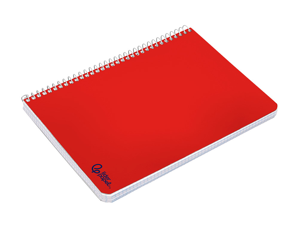 CUADERNO ESPIRAL LIDERPAPEL A5 SMART TAPA BLANDA 80H 75GR CUADRO 4MM CON MARGEN COLORES SURTIDOS