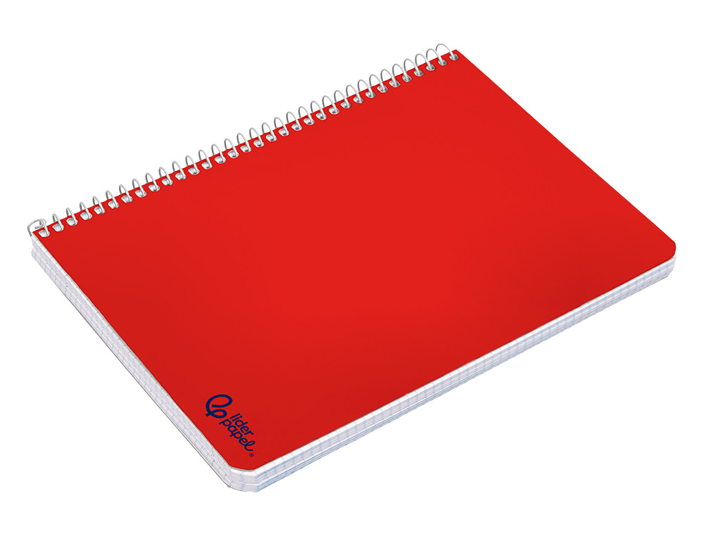 CUADERNO ESPIRAL LIDERPAPEL DIN A5 SMART TAPA BLANDA 80H 75GR HORIZONTAL 8MM CON MARGEN COLORES SURTIDOS