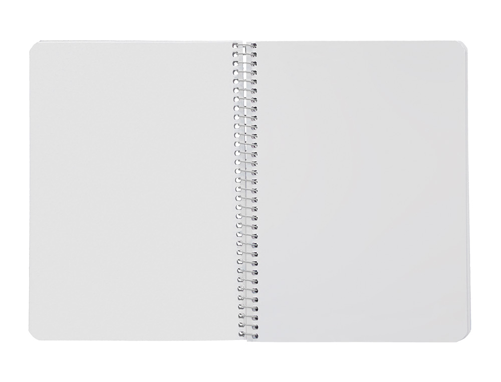 CUADERNO ESPIRAL LIDERPAPEL A5 SMART TAPA BLANDA 80H 75GR LISO SIN MARGEN COLORES SURTIDOS