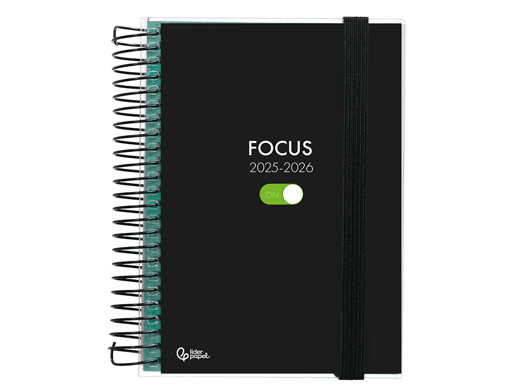 AGENDA ESCOLAR LIDERPAPEL 25-26 ESPIRAL PERSONALIZABLE DIA PAGINA A5 BILINGÜE PAPEL FSC 70 GR