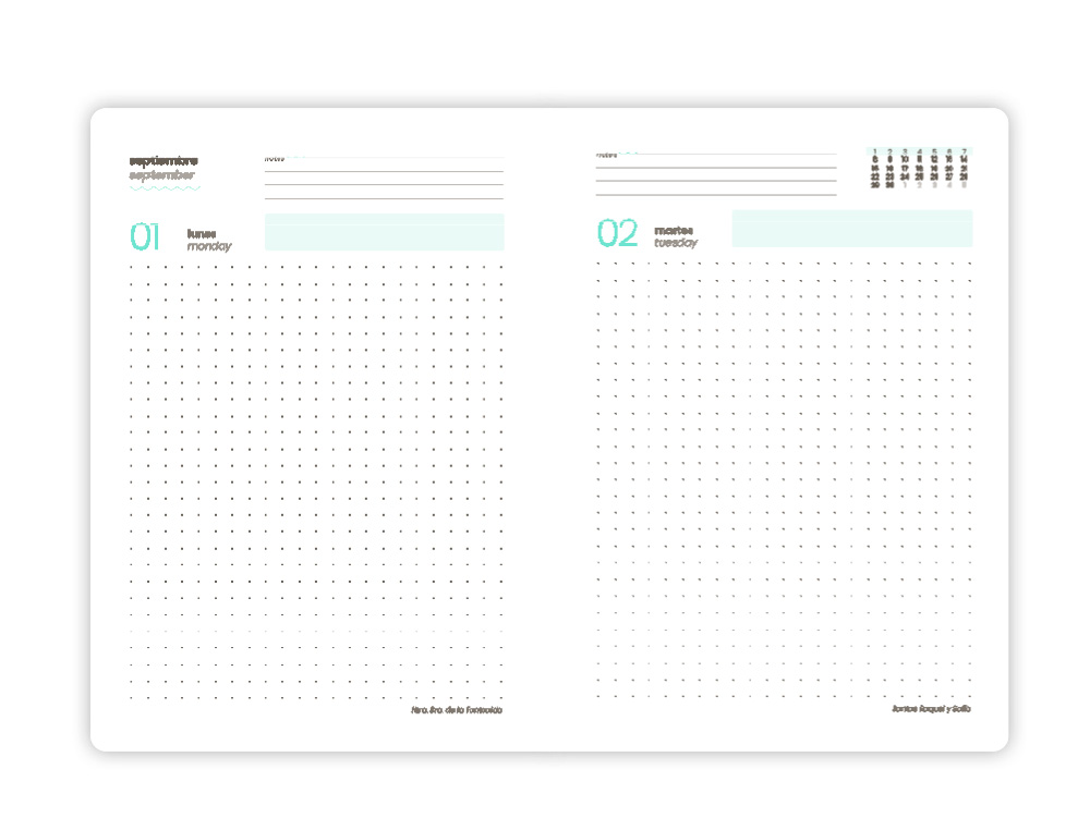 AGENDA ESCOLAR LIDERPAPEL 25-26 ESPIRAL ZANTE DIA PAGINA A5 BILINGÜE PAPEL FSC 80 GR