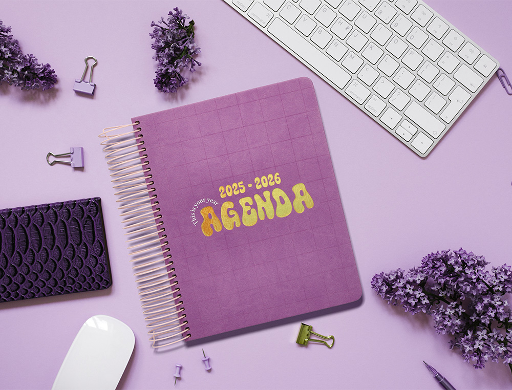 AGENDA ESCOLAR LIDERPAPEL 25-26 ESPIRAL KYMOLOS DIA PAGINA A5 BILINGE PAPEL FSC 80 GR