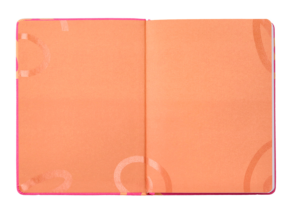 AGENDA ESCOLAR ANTARTIK 25-26 ENCUADERNADA GO! SIMIL PIEL FUCSIA SEMANA VISTA A5 BILINGÜE PAPEL FSC 80 GR