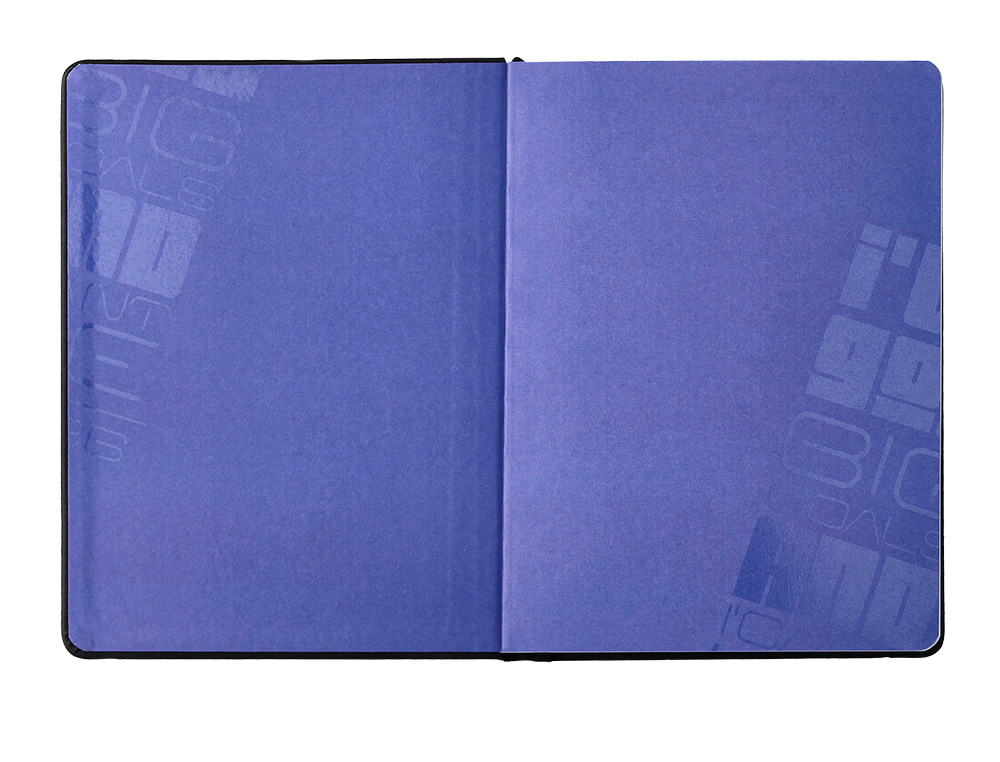 AGENDA ESCOLAR ANTARTIK 25-26 ENCUADERNADA GO! SIMIL PIEL NEGRO SEMANA VISTA A5 BILINGÜEPAPEL FSC 80 GR