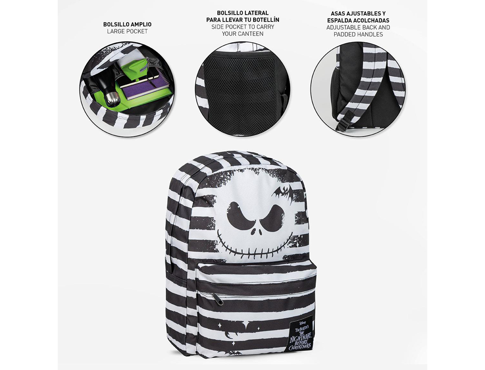 MOCHILA CASUAL NIGHTMARE BEFORE CHRISTMAS 320X400X420 MM