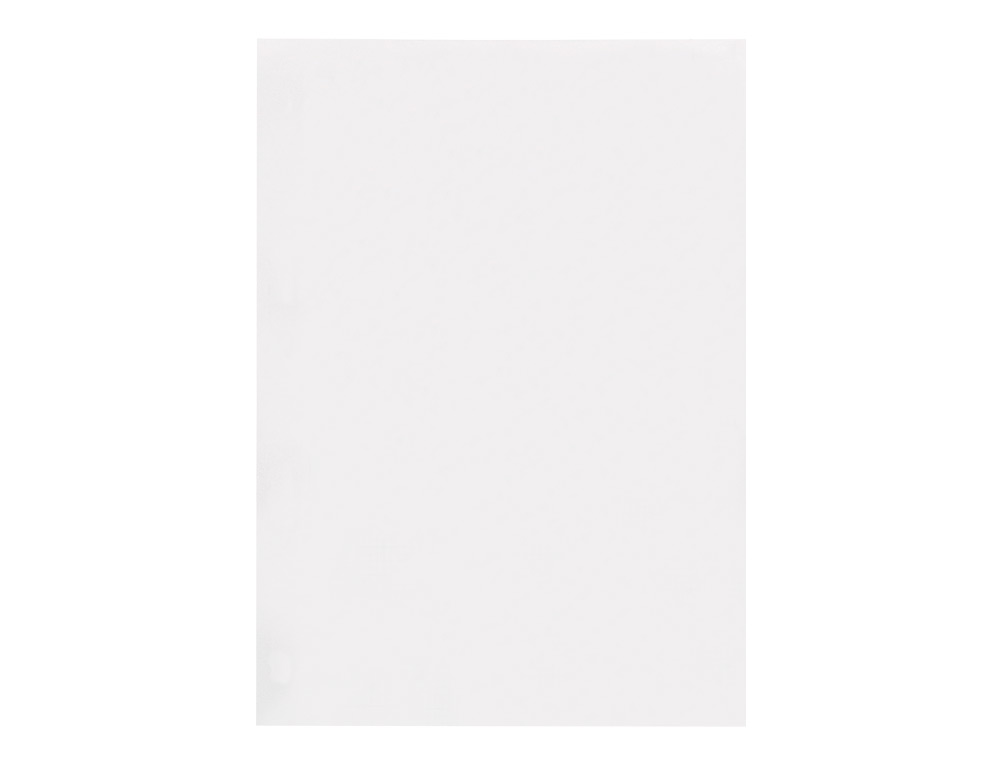 CARTULINA LIDERPAPEL A3 180G/M2 BLANCO PAQUETE DE 25+5 HOJAS EN CARPETA DOSSIER TRANSPARENTE CON CIERRE