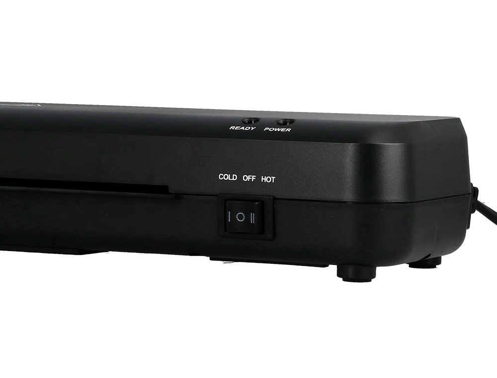 PLASTIFICADORA Q-CONNECT COMPACTA KF19061 DIN A4 PLASTIFICADO CALIENTE/FRIO LUCES READY/POWER 2 RODILLOS