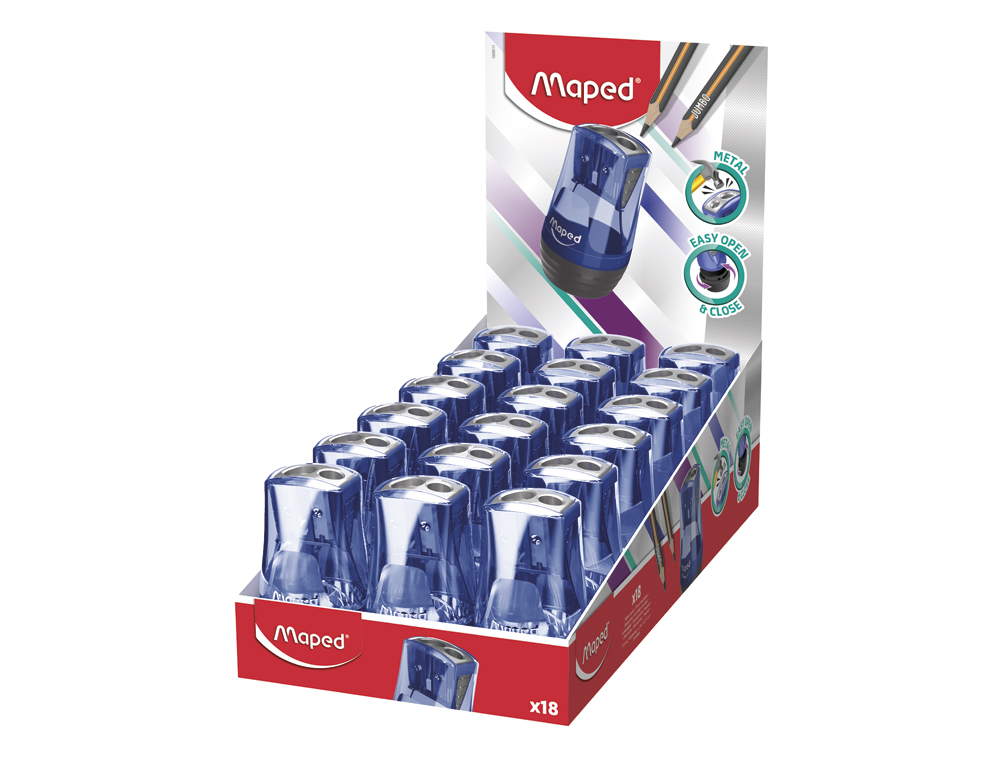 SACAPUNTAS MAPED METALICO TONIC 2 USOS CON DEPOSITO