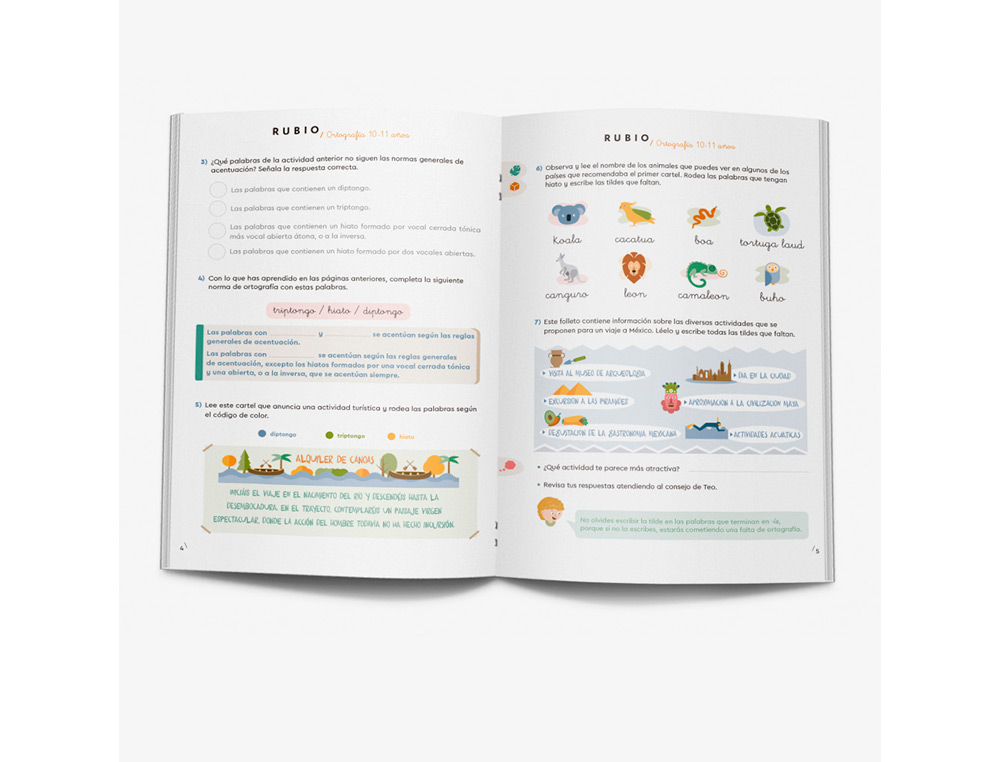 CUADERNO RUBIO ORTOGRAFIA 6