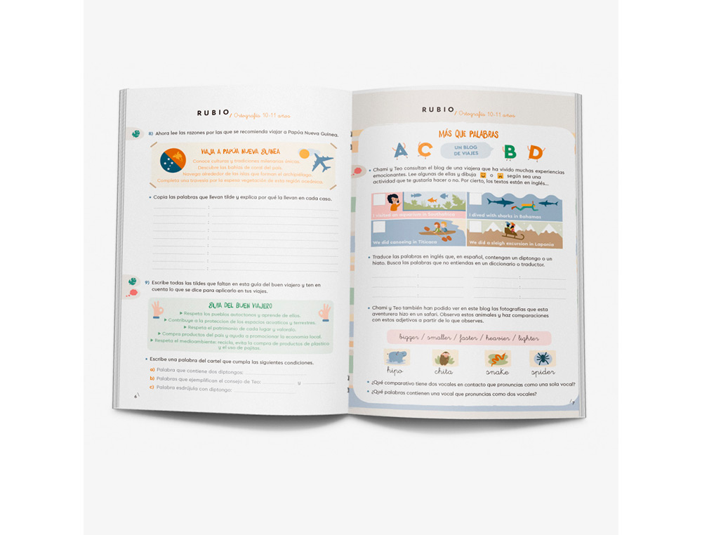 CUADERNO RUBIO ORTOGRAFIA 6