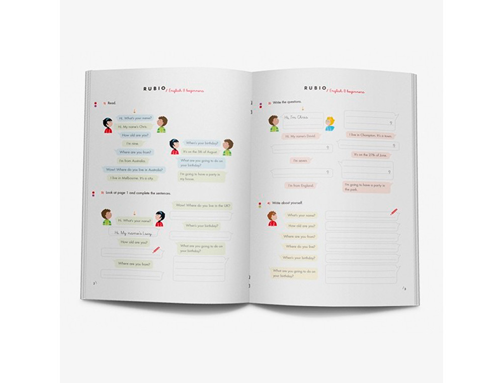 CUADERNO RUBIO ENGLISH 8 YEARS BEGINNERS