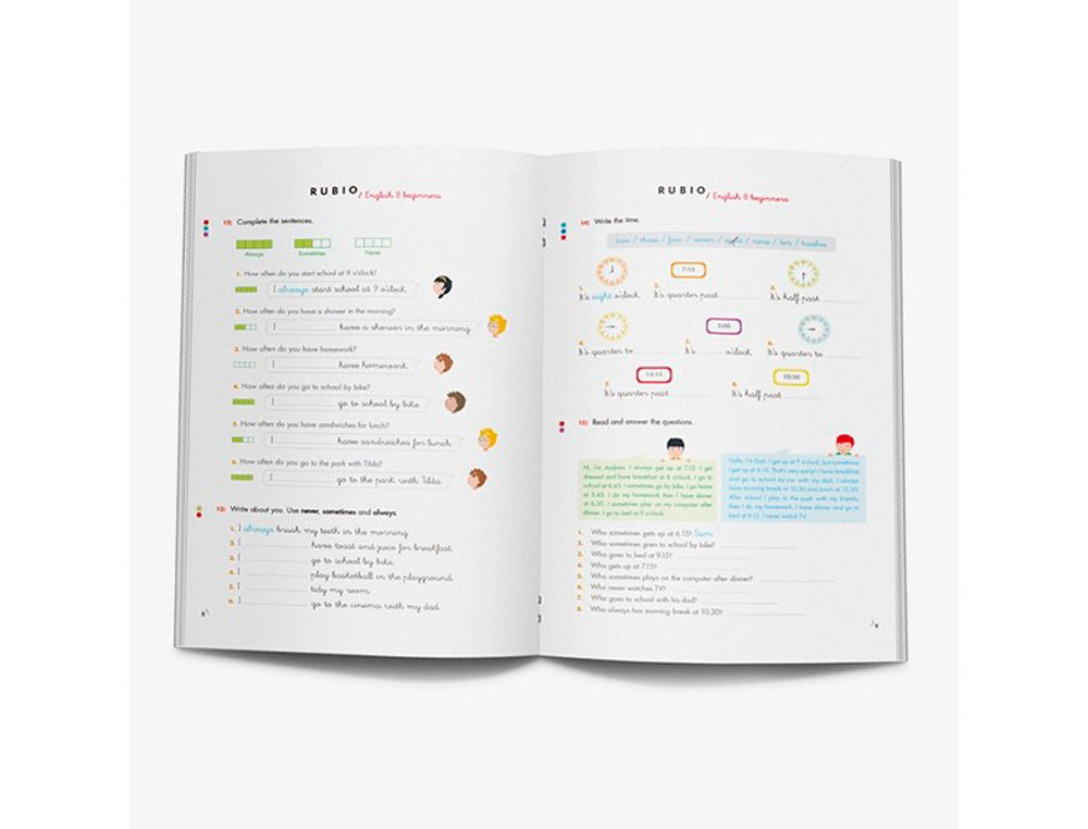 CUADERNO RUBIO ENGLISH 8 YEARS BEGINNERS