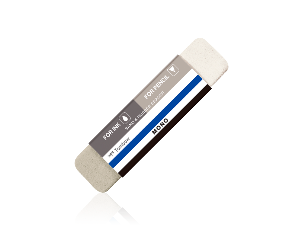 GOMA DE BORRAR TOMBOW MONO DOBLE PARA TINTA Y LAPIZ