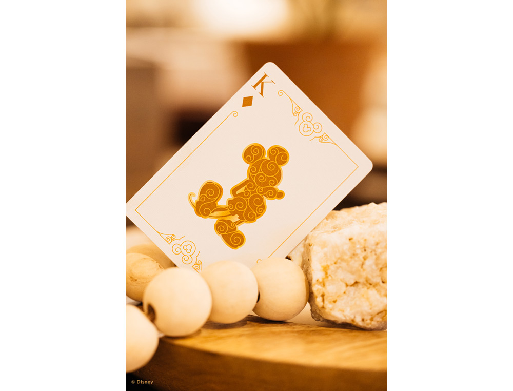BARAJA DE CARTAS BICYCLE DISNEY BLACK AND GOLD MICKEY