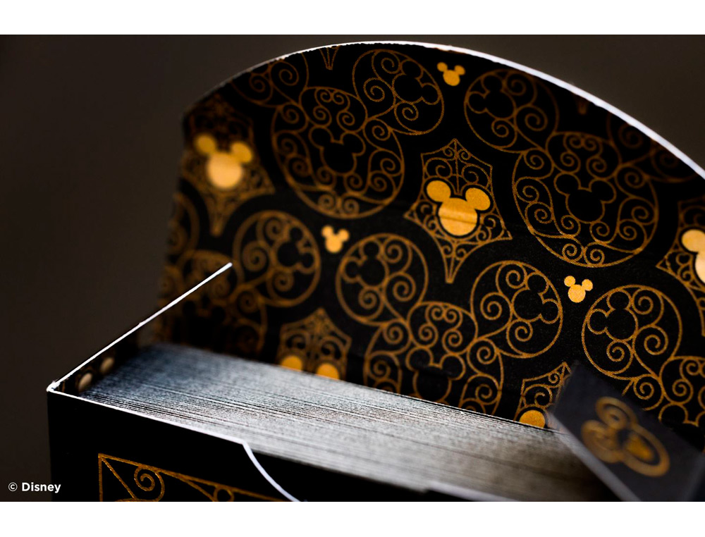 BARAJA DE CARTAS BICYCLE DISNEY BLACK AND GOLD MICKEY