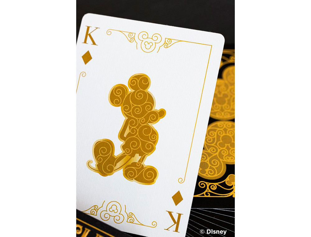 BARAJA DE CARTAS BICYCLE DISNEY BLACK AND GOLD MICKEY