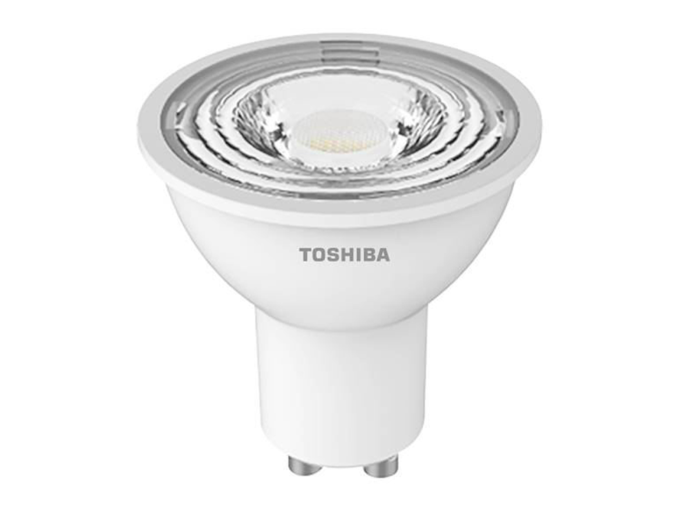 FOCO LED TOSHIBA ESSENTIAL GU10 5.5W LUZ CALIDA 2700K