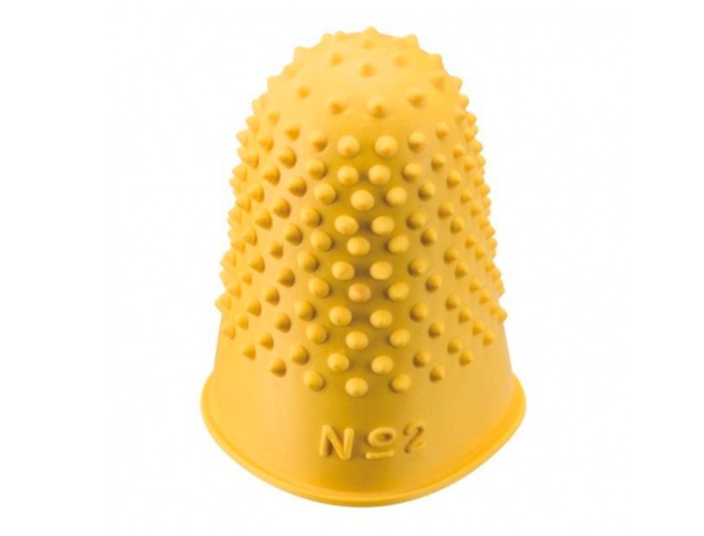 DEDILES Q-CONNECT GOMA Nº2 22-24 MM DIAMETRO CAJA DE 12 UNIDADES COLOR AMARILLO