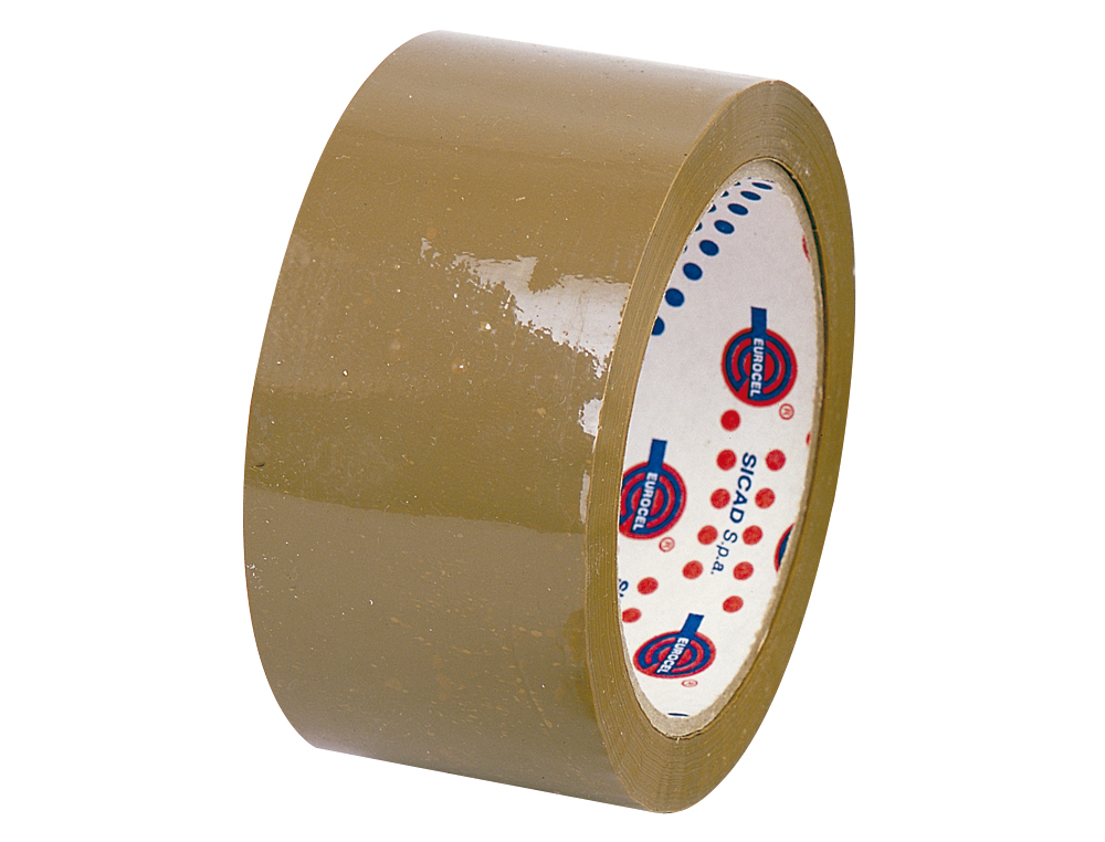 CINTA ADHESIVA EUROCEL POLIPROPILENO HAVANA 66 MT X 50 MM PARA EMBALAJE