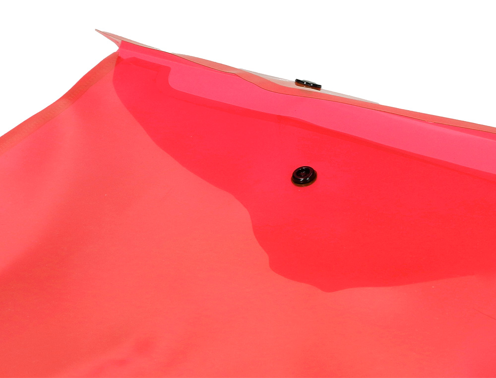 CARPETA LIDERPAPEL DOSSIER BROCHE 34040 POLIPROPILENO DIN A4 ROJA TRANSPARENTE 50 HOJAS