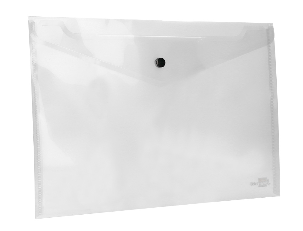 CARPETA LIDERPAPEL DOSSIER BROCHE 34044 POLIPROPILENO DIN A4 INCOLORA 50 HOJAS