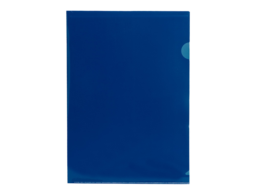 CARPETA LIDERPAPEL DOSSIER UÑERO 44002 POLIPROPILENO DIN A4 AZUL 20 HOJAS