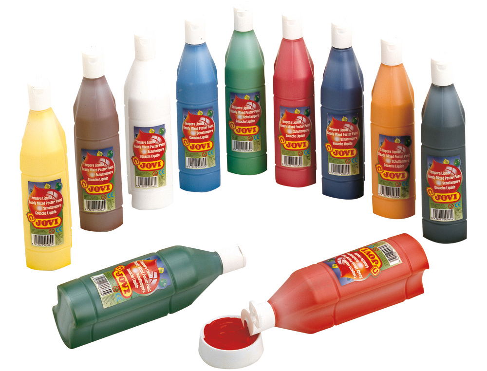 TEMPERA LIQUIDA JOVI ESCOLAR 500 ML BLANCO