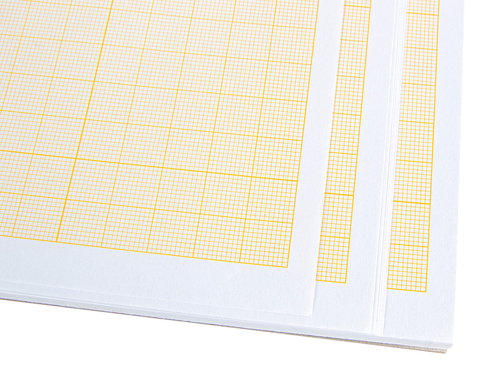BLOC PAPEL MILIMETRADO LIDERPAPEL ENCOLADO 297X420 MM 50 HOJAS 80G/M2