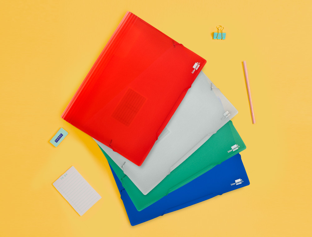 CARPETA LIDERPAPEL CLASIFICADOR FUELLE 32113 POLIPROPILENO DIN A4 VERDE TRANSPARENTE 13 DEPARTAMENTOS