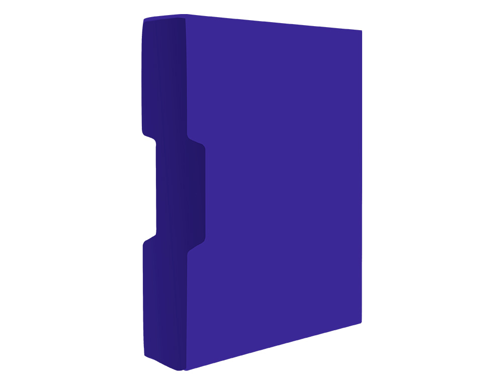 CARPETA LIDERPAPEL PERSONALIZA 37862 100 FUNDAS POLIPROPILENODIN A4 AZUL CON CAJETIN