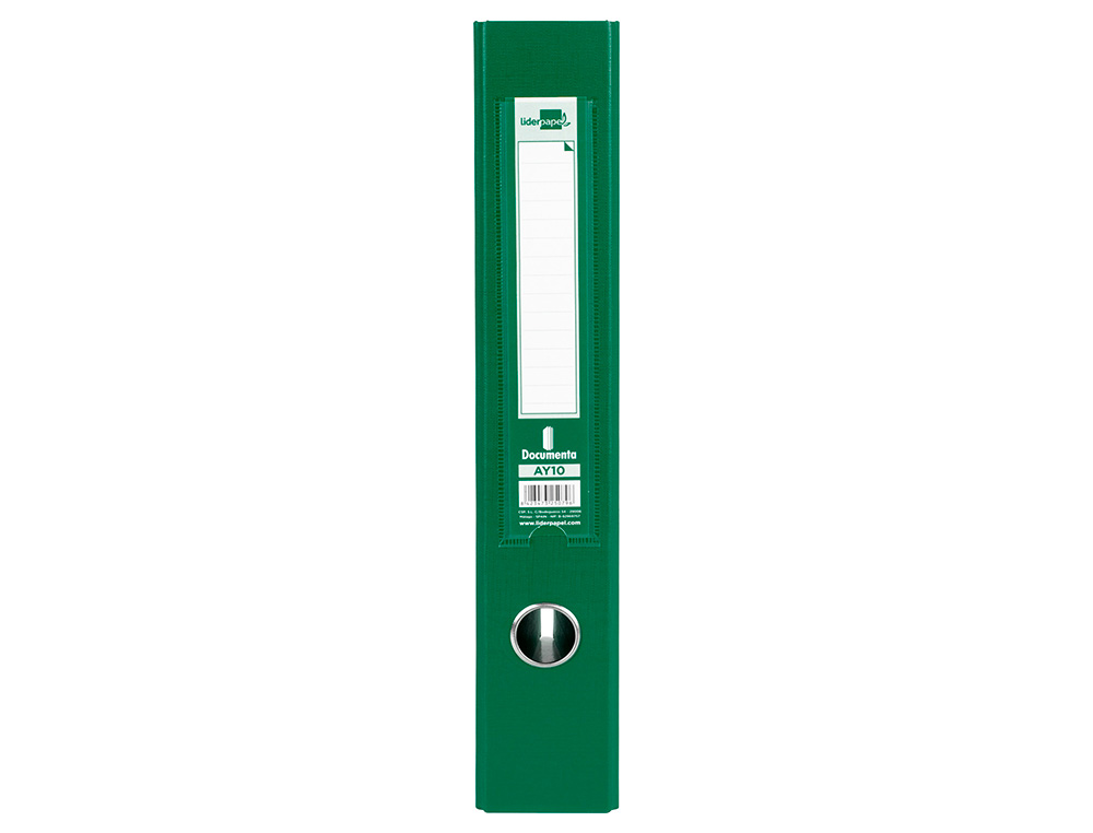 MODULO LIDERPAPEL 3 ARCHIVADORES FOLIO 2 ANILLAS MIXTAS 40MM VERDE