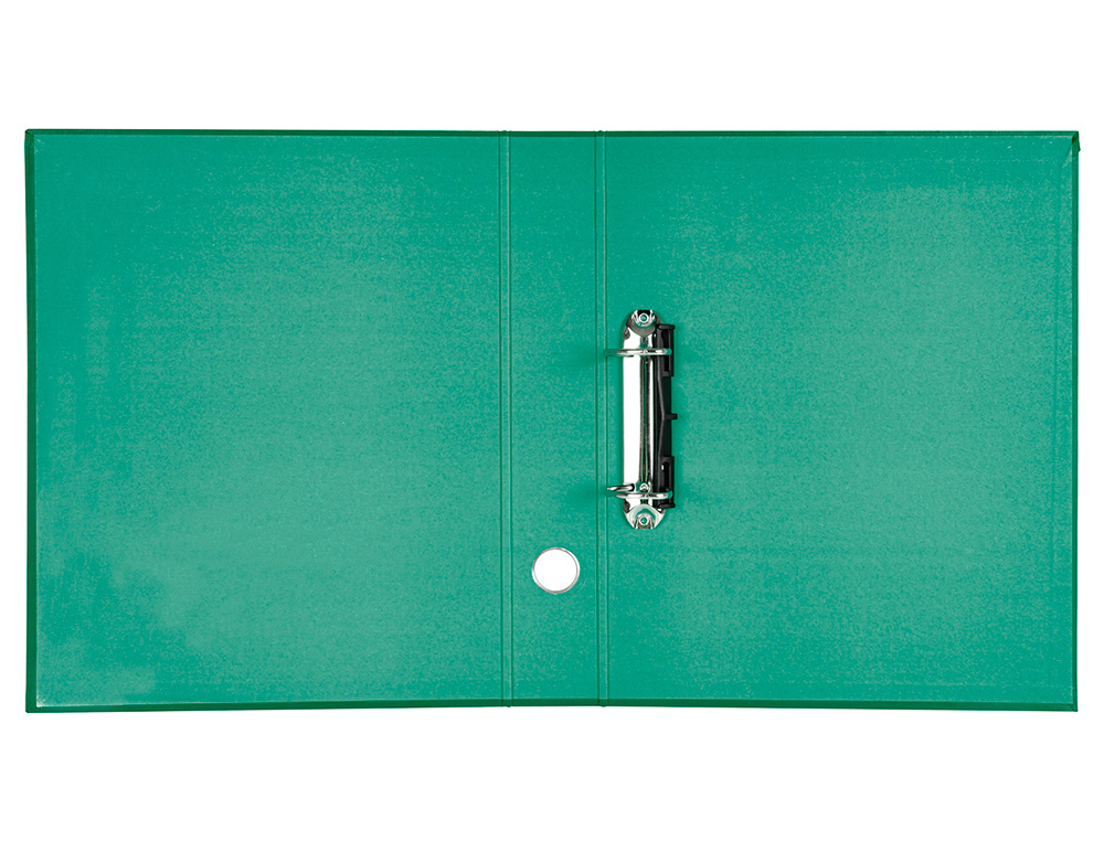 MODULO LIDERPAPEL 3 ARCHIVADORES FOLIO 2 ANILLAS MIXTAS 40MM VERDE