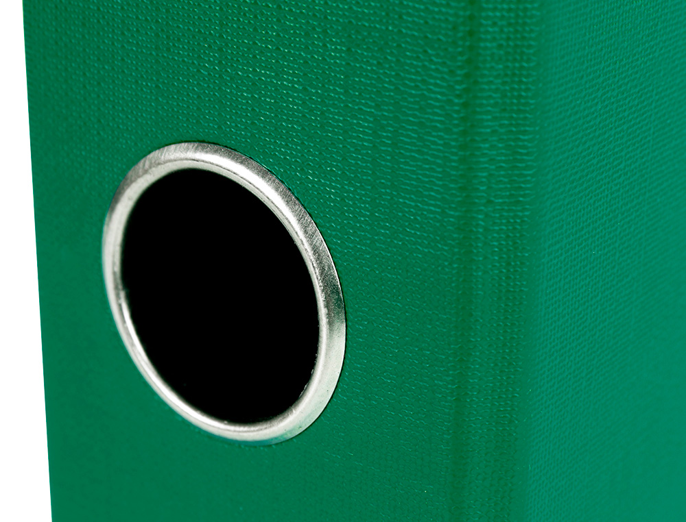 MODULO LIDERPAPEL 3 ARCHIVADORES FOLIO 2 ANILLAS MIXTAS 40MM VERDE