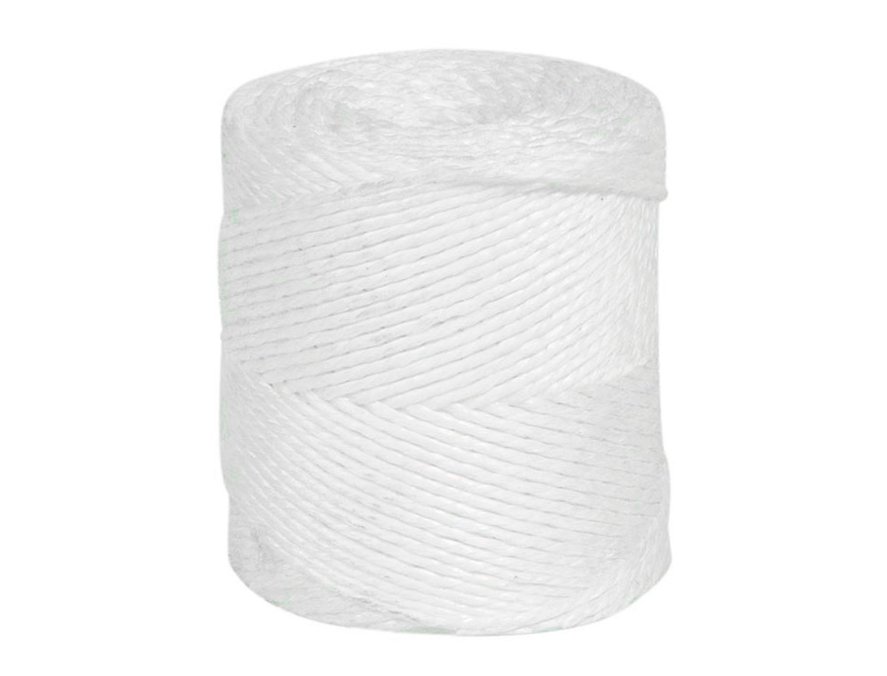 CUERDA RAFIA LIDERPAPEL COLOR BLANCO ROLLO DE 600 METROS